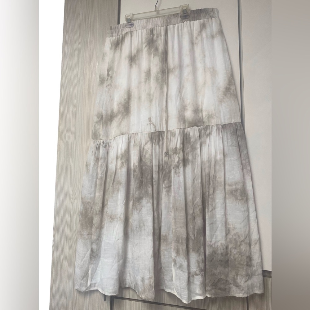 tie dye flowy long voluminous tiered  AGB plus size ,peyote color - Picture 6 of 17